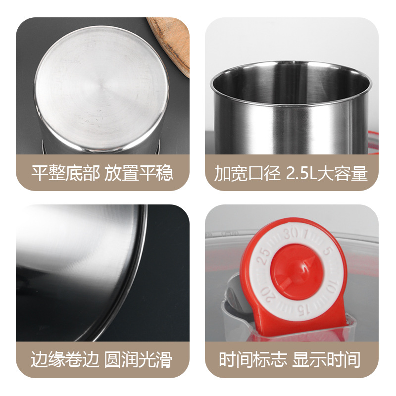 Cubo de hielo de algodón de acero inoxidable 304 con tapa cepilladora de hielo ladrillo de hielo cubo especial cubo frío cubo redondo molde de columna de hielo