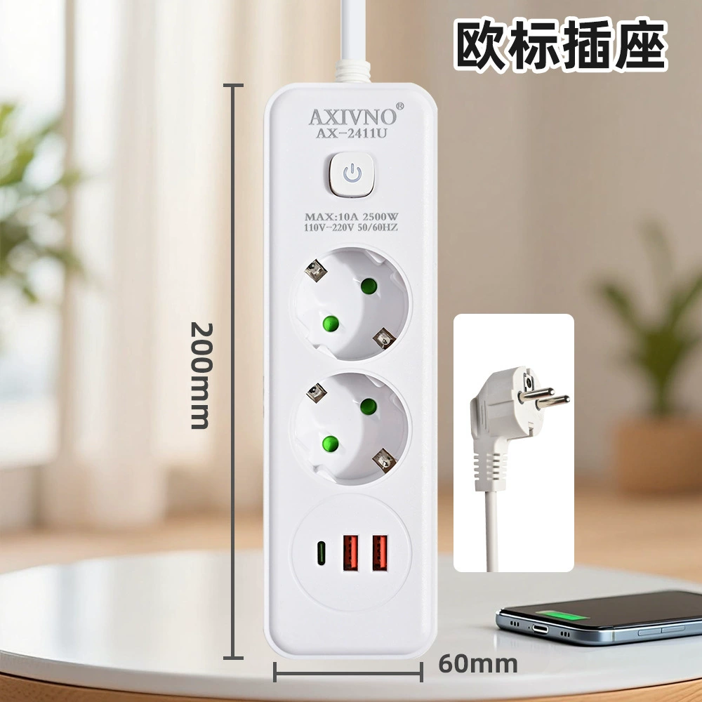 Форен-торговая фабрика многоразрядная USB-подключение цепь бытовая европейский стандарт многофункциональная розетка с удлинителем оптовая продажа