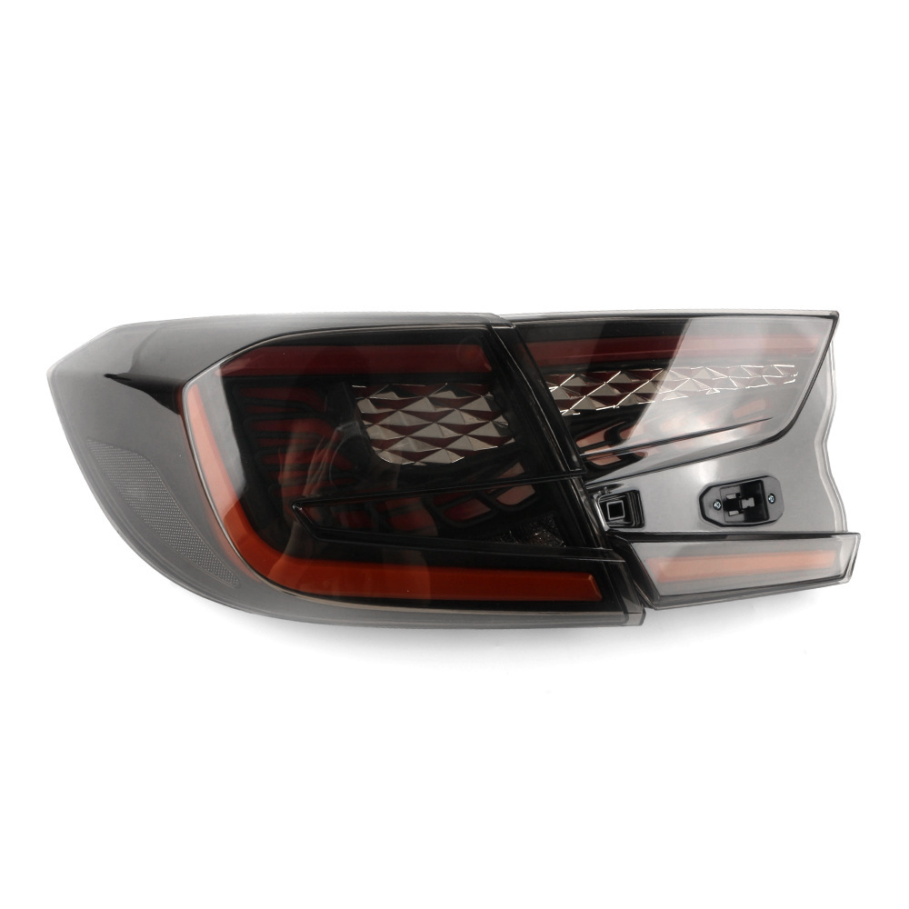 Aplicable a 18 - 22 generaciones de conjunto de luces traseras Accord modificado LED escamas de dragón traseras luces de dirección de flujo