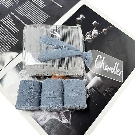 磨砂空白书签亚克力拱形带丝带婚礼座位标签派对名片预留标志书签