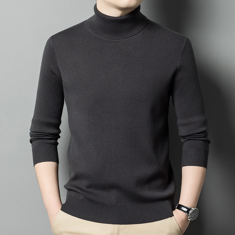High-End Thick Warm Middle-Aged Men's Boutique Casual, Comfortable and Versatile 2025 Winter Sweater Wool Knitwear