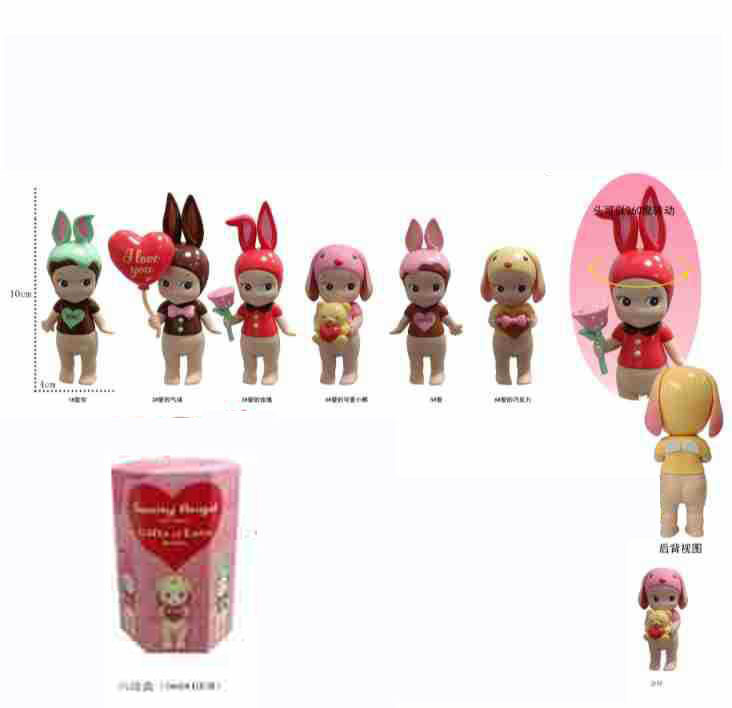 Figura Sorpresa en Caja Ciega, Empaquetada Individualmente, Decoración para Coche, Juguete Moderno para Escritorio, Muñeco de Gato en Caja Ciega, Soporte para Teléfono.