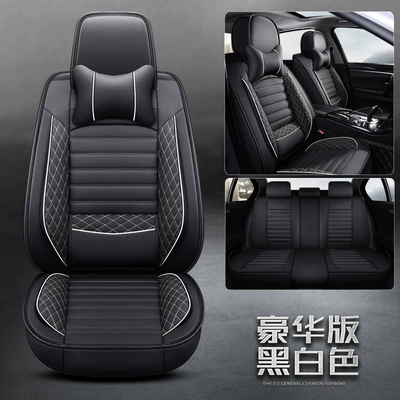 Direct manufacturers cross-border foreign trade Four Seasons Pad - black-and-white-solid-waist-comfort-version-3