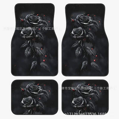 Avtomobil döşəmə paspasları — Pattern Cross-Border Amazon Tamu Creative - ef-car-floor-mat-22-3344cm-two-piece-pack