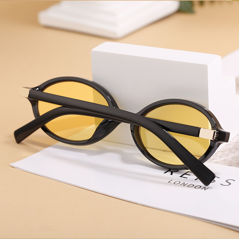 45g Weight Full Frame Glasses Structure Sunglasses Classification Pc Lens Material Round Frame Glasses Style Outdoor, Travel Occasion Solid Color Pattern Unisex Gender Simple Style Style Simple Style Solid Color Pc Round Frame Full Frame Glasses 无