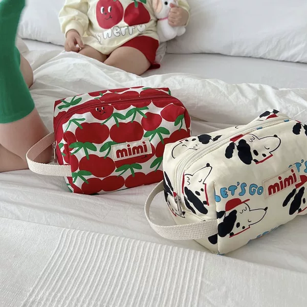 Korean Ins Handbag, Cute Going Out, Lightweight, Fashionable and Versatile Printed Stereo Casual Storage Small Handbag