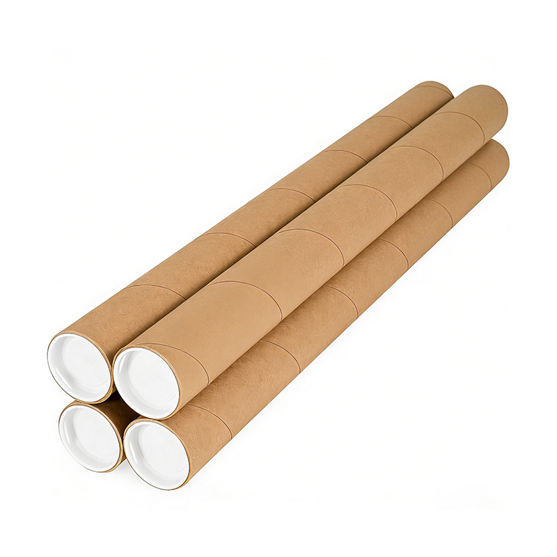 Tubo de Papel Kraft Hueco de Papel Kraft para Empaque Expreso y Carteles