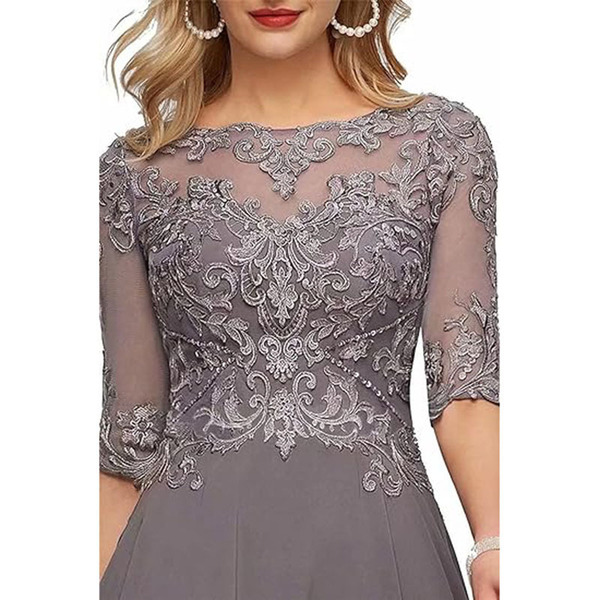Lace evening dress for bride