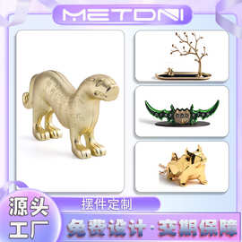 黄铜古玩虎符手把件做旧摆件秦王兵符信物手把件桌面摆件创意定制