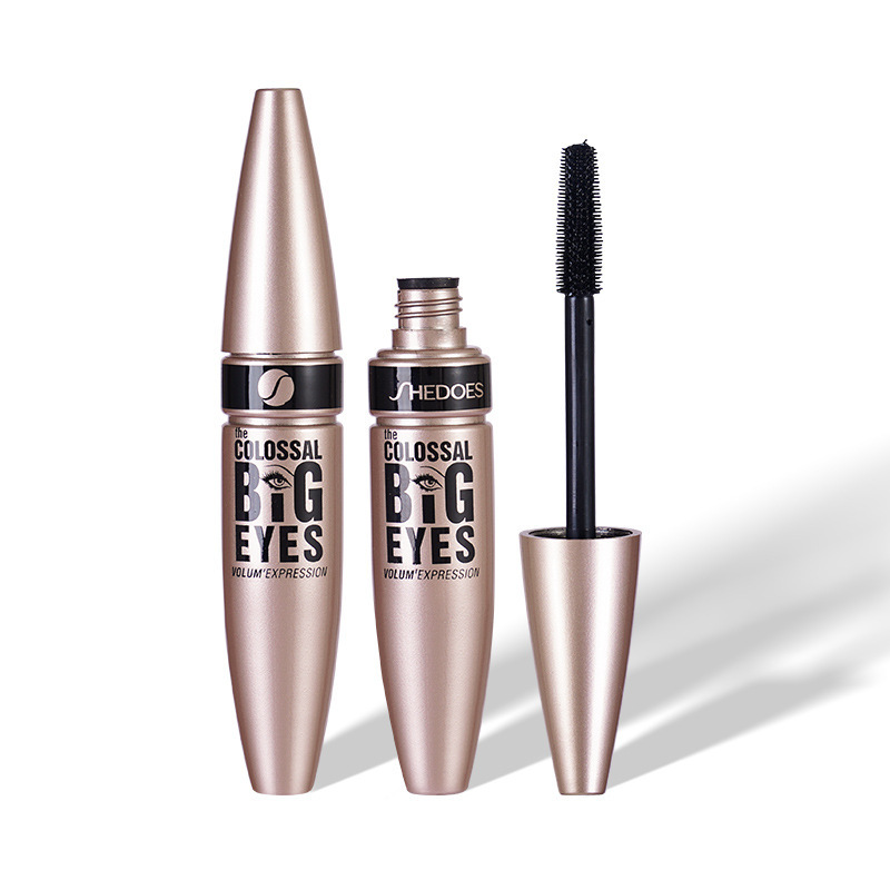 SHEDOES Venta caliente largo y grueso curling impermeable a prueba de sudor no floreciente botella de inyección rimel maquillaje transfronterizo