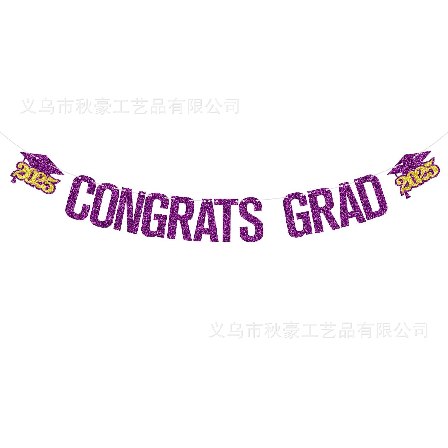 2025 temporada de graduación bancarta de la fiesta de varios nuevos colores flash card graduado nuevos artículos de decoración de la fiesta