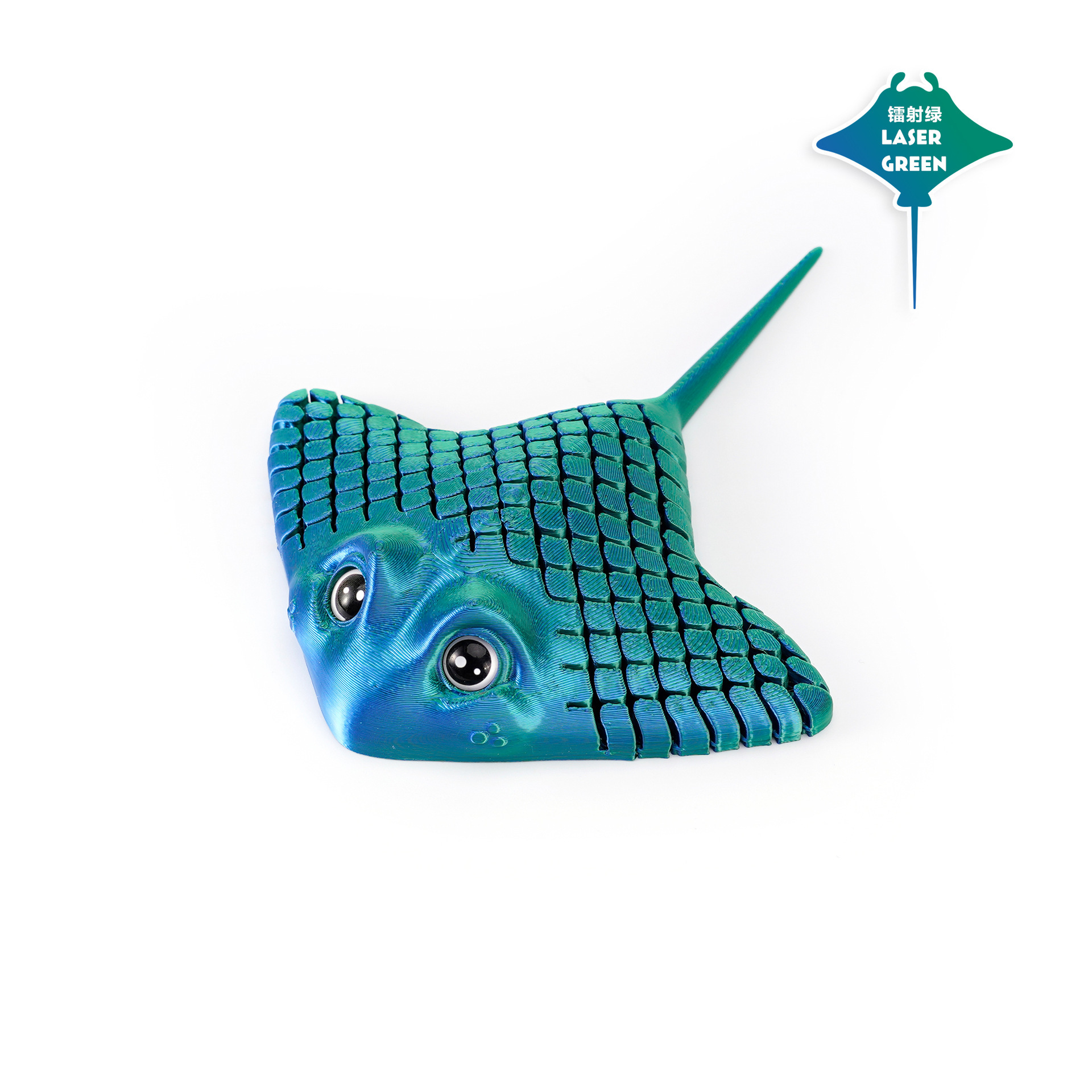 Ventas transfronterizas de impresión 3D peces diablo rayas ornamentos acuario paisajismo ornamentos creativos juguetes de impresión 3D para niños