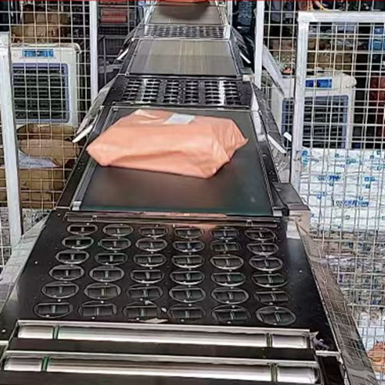 Высокоэффективный ленточный маятниковый сортировщик, интеллектуальное логистическое оборудование для полной автоматической сортировки по наклонной плоскости