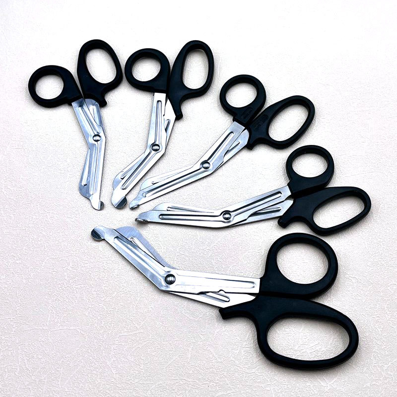 Fabricant de gaze, bandage incurvé de 11,5 cm, ciseaux multifonctions en acier inoxydable, en stock_voghion.com