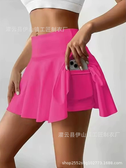 Falda corta plisada delgada para mujer, estilo casual, cómoda y versátil, para deportes al aire libre en otoño e invierno, disponible en Amazon Europa y América.