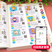 识字书幼儿认字 识字大王1400字早教有声书儿童绘本学前识字卡片