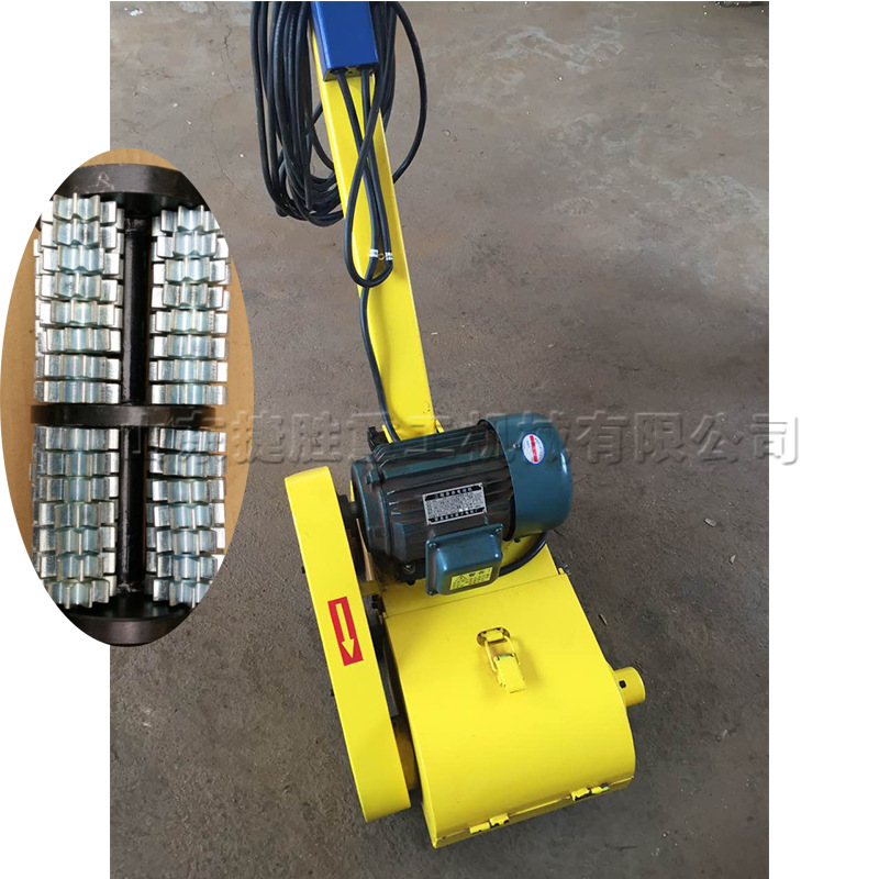 Cubierta eléctrica derusting máquina mano empuje cubierta escotilla cubierta rectificadora pequeña herramienta de reparación de mantenimiento de casco
