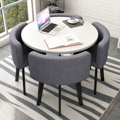 Mesa de comedor disponible para uso doméstico, apartamento pequeño, mesa de comedor, tienda, mesa de negociación, mesa y silla, mesa redonda de recepción