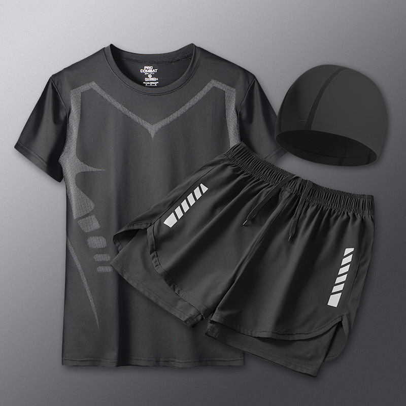 Conjunto de Traje de Baño para Hombre de Poliéster, Secado Rápido, para Natación y Aguas Termales image 24