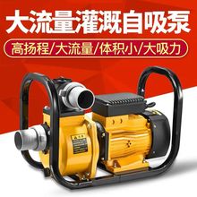 电动抽水机农用灌溉大流量自吸泵220v大型功率380v高扬程3寸水泵