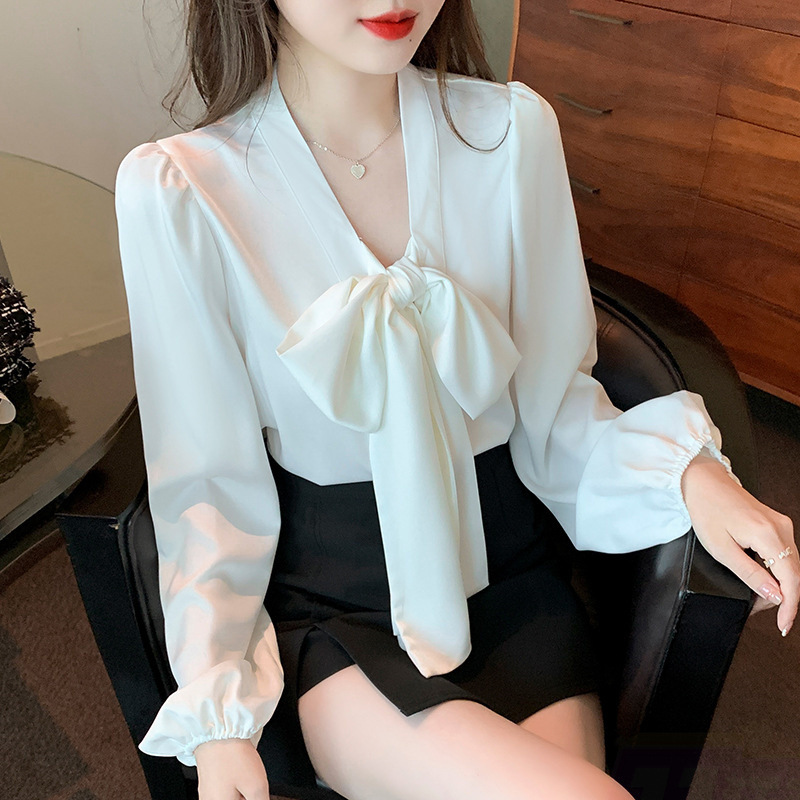 autumn shirt with bow