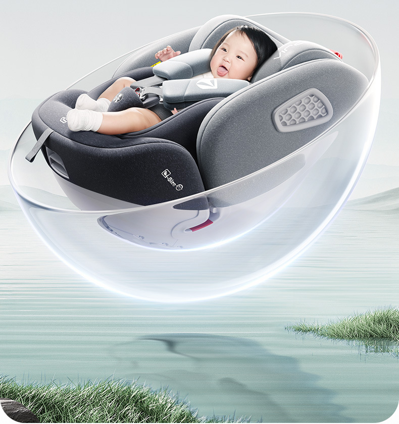 Car portable newborn baby baby baby can sit and sleep child safety seat 0-12 years old car