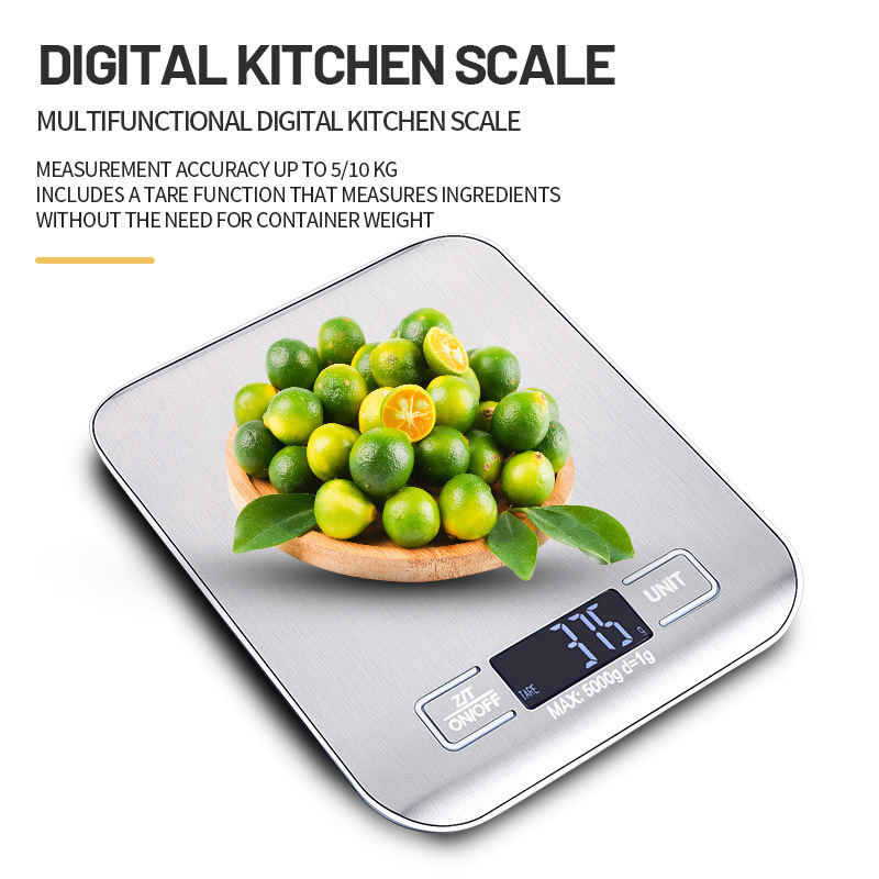 Cross-Border Wholesale Healthy Diet Scale Large Range Wear-Resistant Base Waterproof and Moisture-Proof Stainless Steel Electronic Scale One-Click Peeling Cross-Border Wholesale Healthy Diet Scale Large Range Wear-Resistant Base Waterproof and Moisture-Proof Stainless Steel Electronic Scale One-Click Peeling