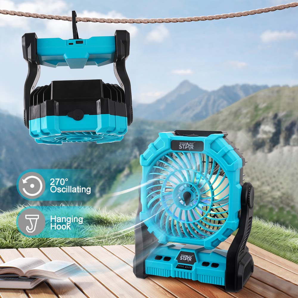 Winning star transfronterizo TYPE-C exterior/interfaz USB pequeño 6 pulgadas portátil DC5V ventilador eléctrico de escritorio