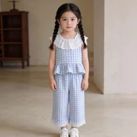 童连衣裙;童套装;童裤