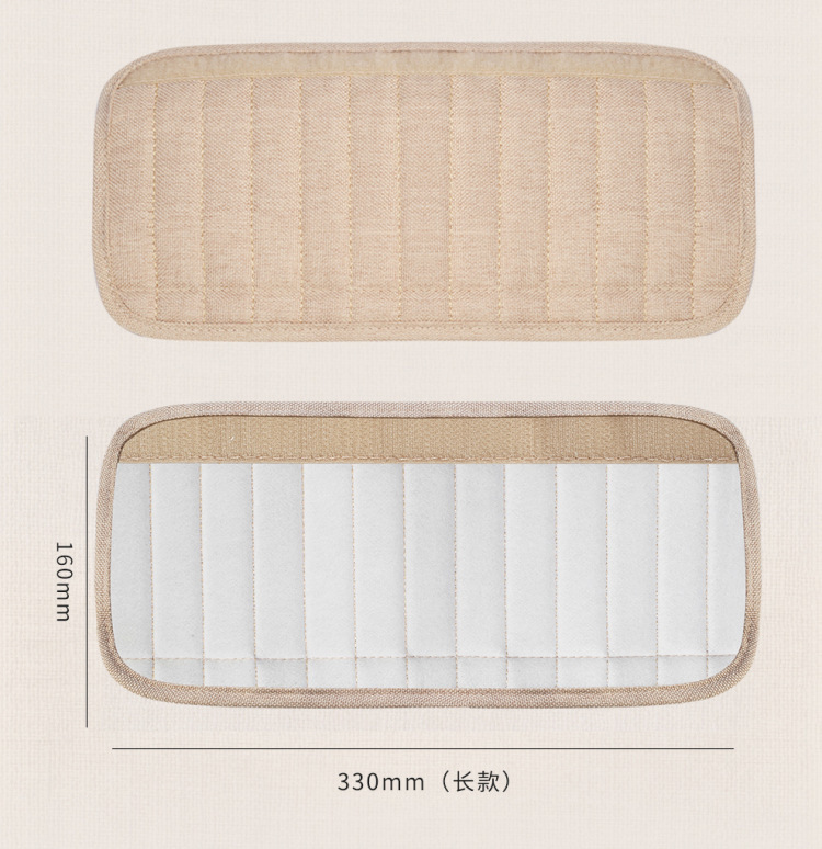 2022 New Model Fabric Cotton and Linen Edge-Bound Shoulder Pads, Simple Long and Short Safety Belt Covers, Direct Supply from Amazon, Factory Direct Sales