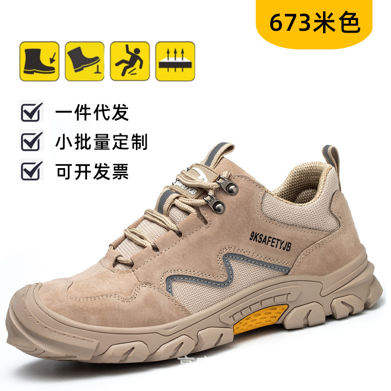 Zapatos de Seguridad para Hombre – Anti-Aplastamiento, Anti-Punción, Transpirables y Duraderos
