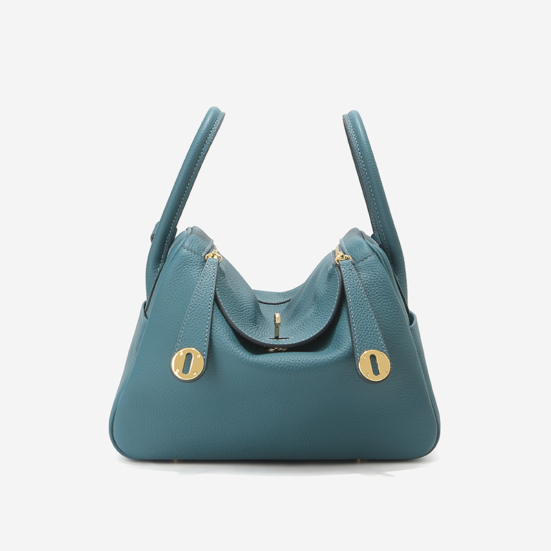 togo头层牛皮琳迪腋下包真皮枕头单肩包女士通勤百搭时尚斜挎包包 - Thumbnail 7