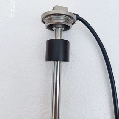 Round water tank threaded liquid level sensor truck air pressure water tank does not leak water level sensor can be customized (automobile instrument) - threaded-rod-length-20cm-sensor
