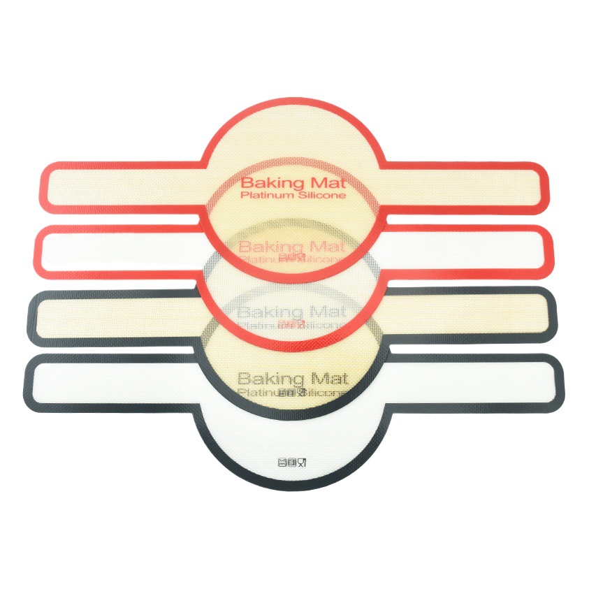 Cocina Pan para hornear estera de silicona herramienta para hornear transferencia de masa platino estera de silicona para hornear mango largo estera del Horno Holandés