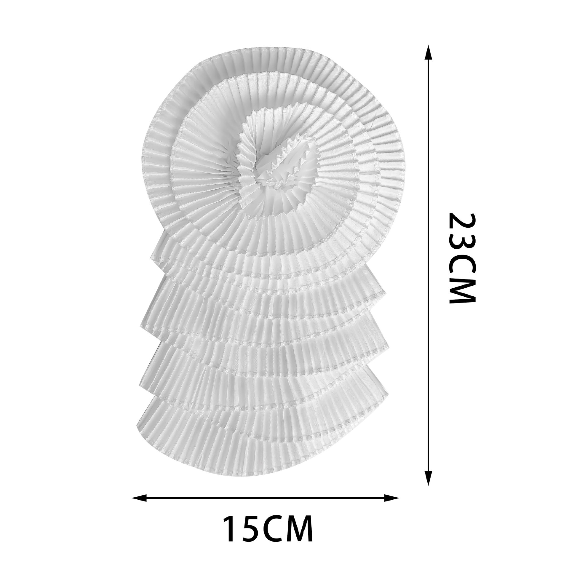 Nuevos productos Comercio exterior Europa y América Diseño de nicho de alta gama Sentido de pegatinas de tela de flores plegadas Proceso de pegatinas de tela de flores tridimensionales Accesorios de ropa de bricolaje de flores