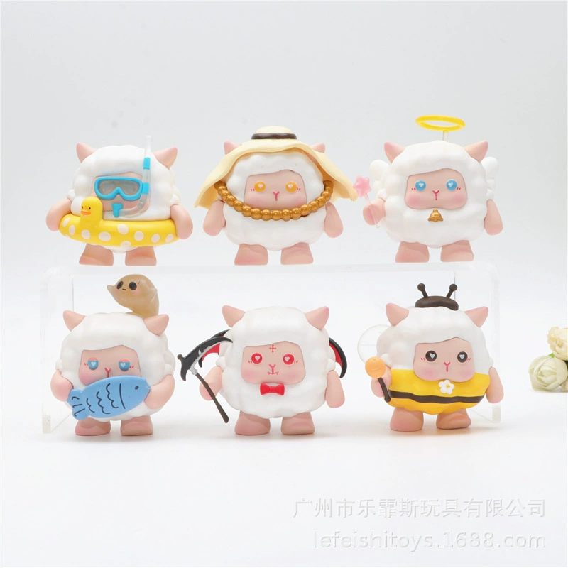 Cute emotional stable Kapibala's working week blind box trendy toys ornaments to give gifts to friends and classmates