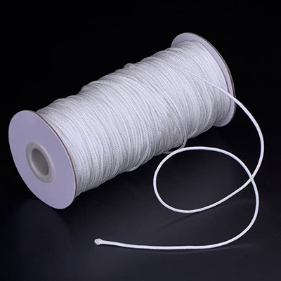 Cross border retail 1.4mm White drawstring 100 rice Polyester cord Blinds Drawstring parts Curtain Accessories