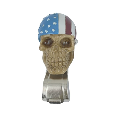 Skull Car Modified Steering: Steering wheel booster - xc-zlq07