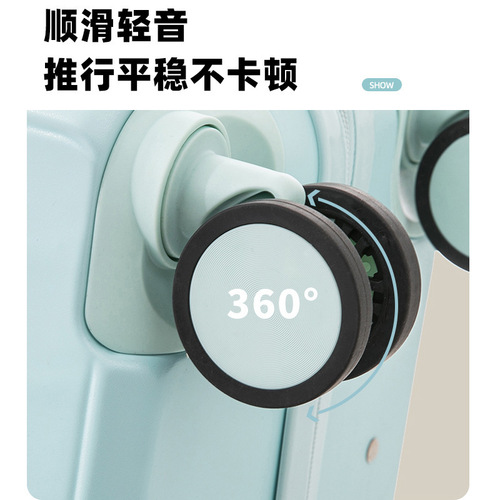 New Function Luggage Small Carry-On Suitcase Mini 18-inch Rollaboard Children's Bag Travel Suitcase Combination Lock Box Trendy