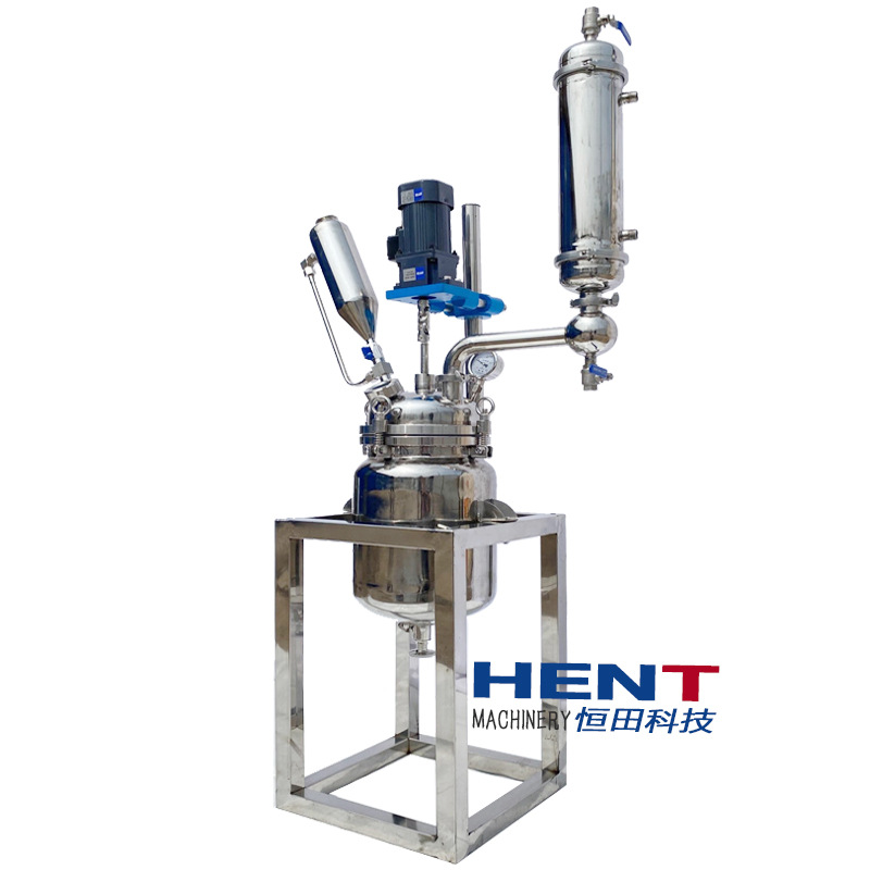 实验室双层不锈钢反应釜不锈钢蒸馏提纯合成不锈钢反应釜反应釜