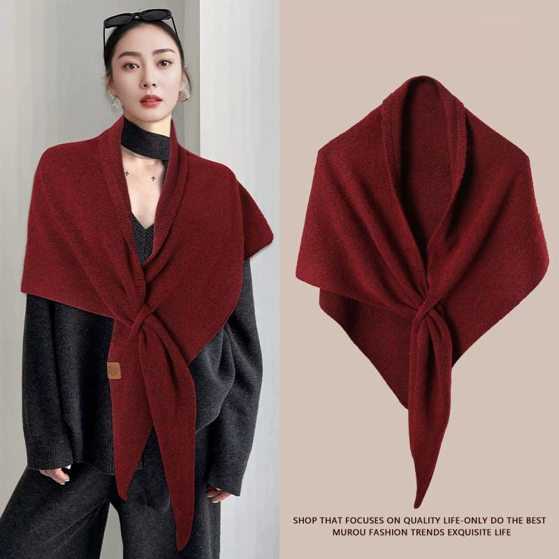 Spring summer universal scarf, keep warm colored cloak, with neck protection