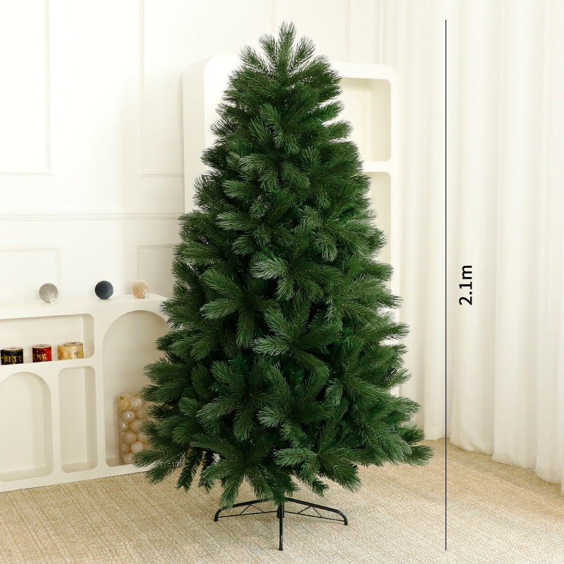 Nuevo árbol automático transfronterizo gran árbol de Navidad criptografado DIY diseño de decoración de Navidad