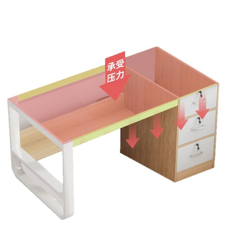 Mesa de oficina simple mesa de oficina moderna combinación de mesa de personal simple mesa de computadora doméstica