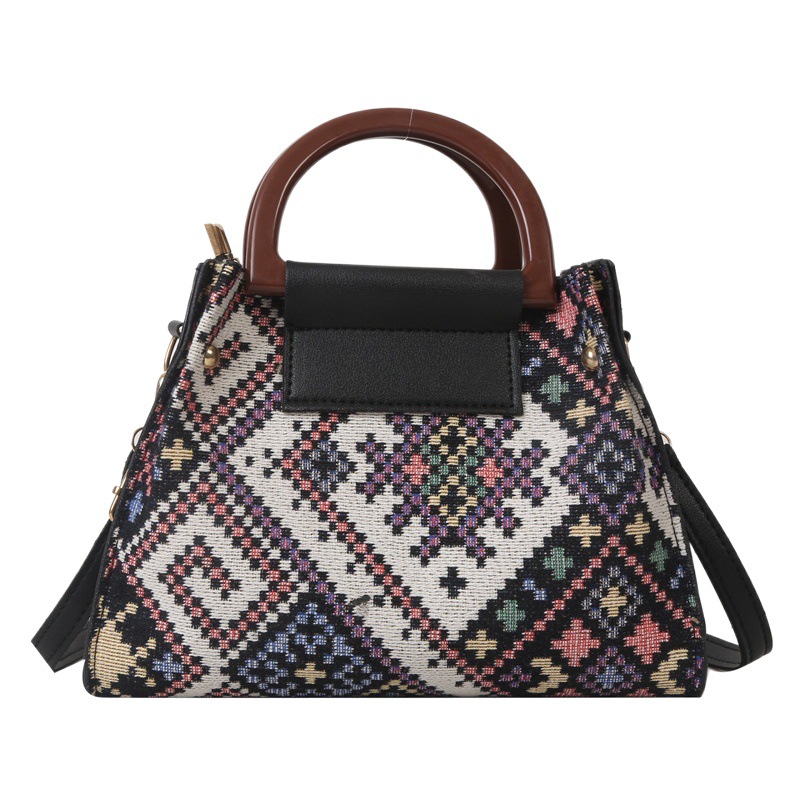 Moda nuevo 2023 Bolso pequeño de las mujeres moda Plaid crossbody bolsa de hombro de lona simple bolso elegante