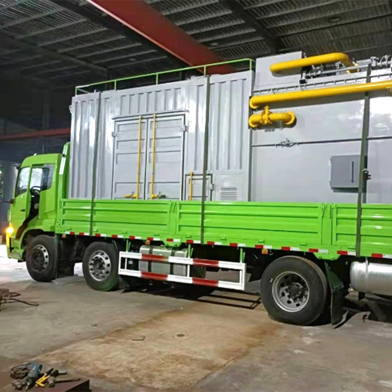 艾尔天合  生活垃圾焚烧炉 移动式固体垃圾焚烧炉废气处理设备