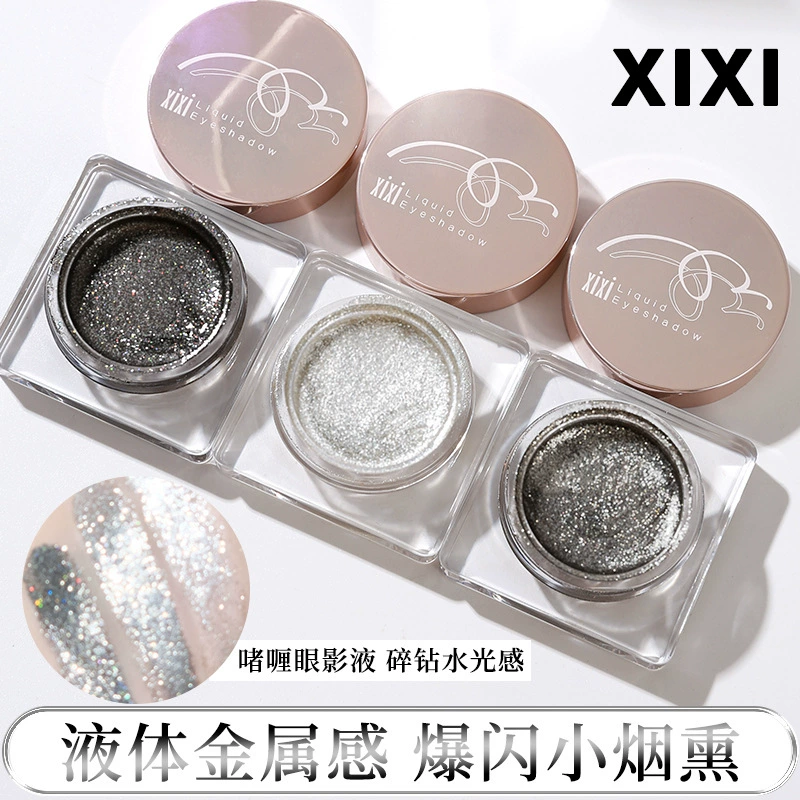 xixi Трехмерные тени для глаз, блестящие ногтевые Sequins, металлический хайлайтер, гель