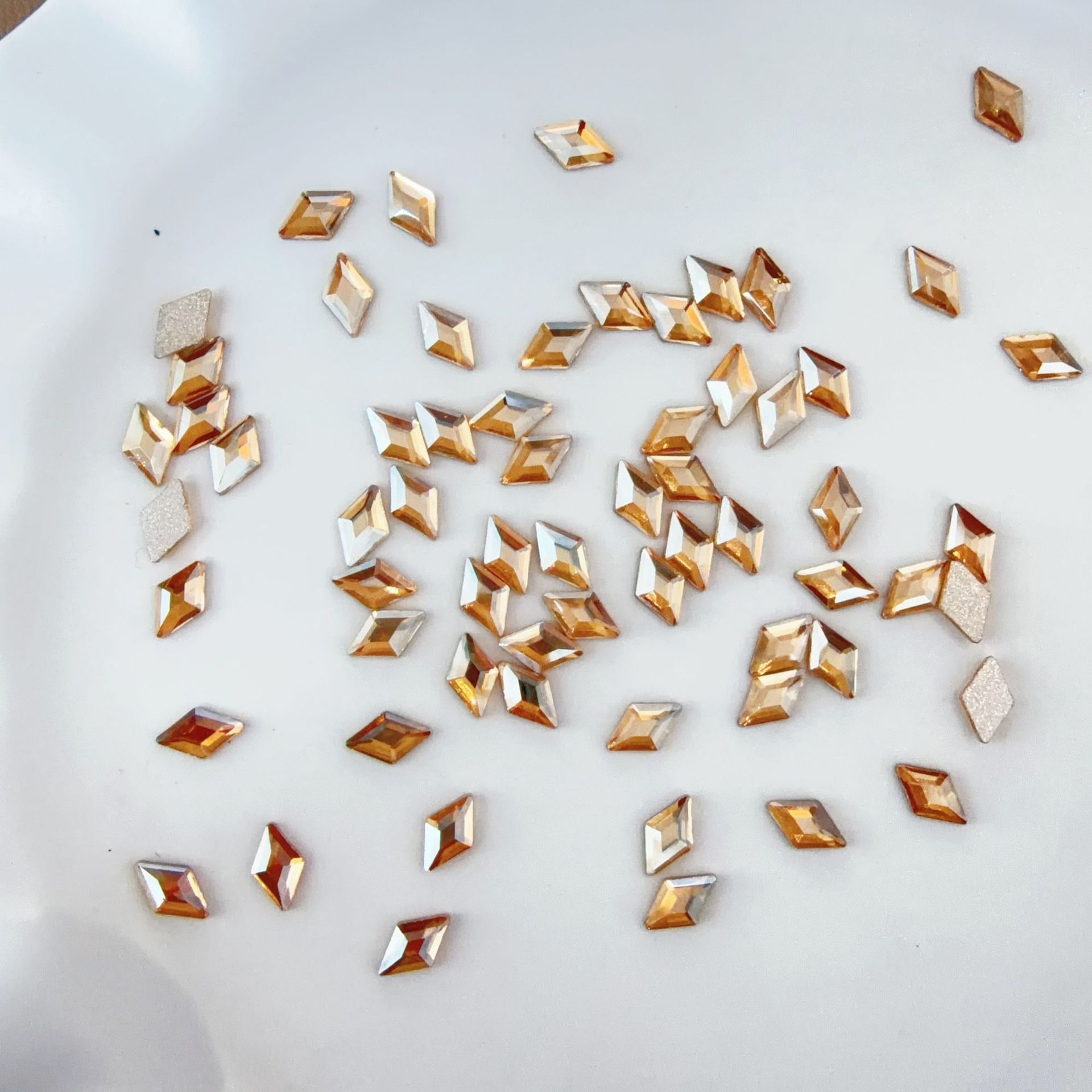 4x6mm 다이아몬드 모양의 샴페인