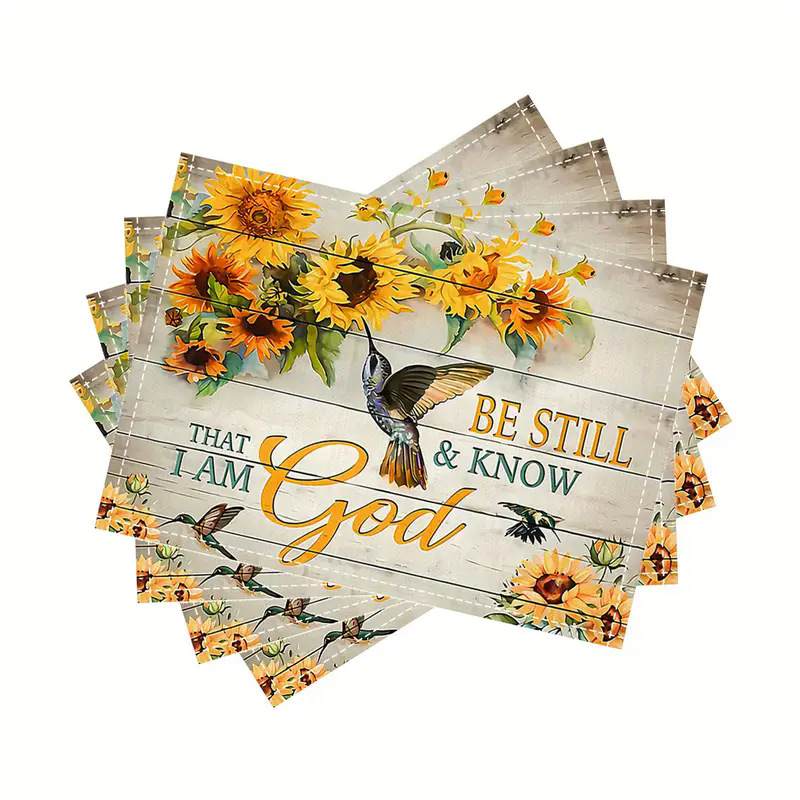 Transfronterizos lino almohadilla de mesa Aliexpress TEMU Amazon almohadilla de mesa cuadrada búfalo rojo almohadilla de Navidad Día de la Independencia