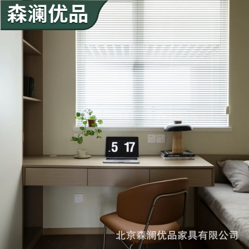 北京厂家定制卧室衣柜写字书桌一体现代 简约 全屋整体卧室写字台