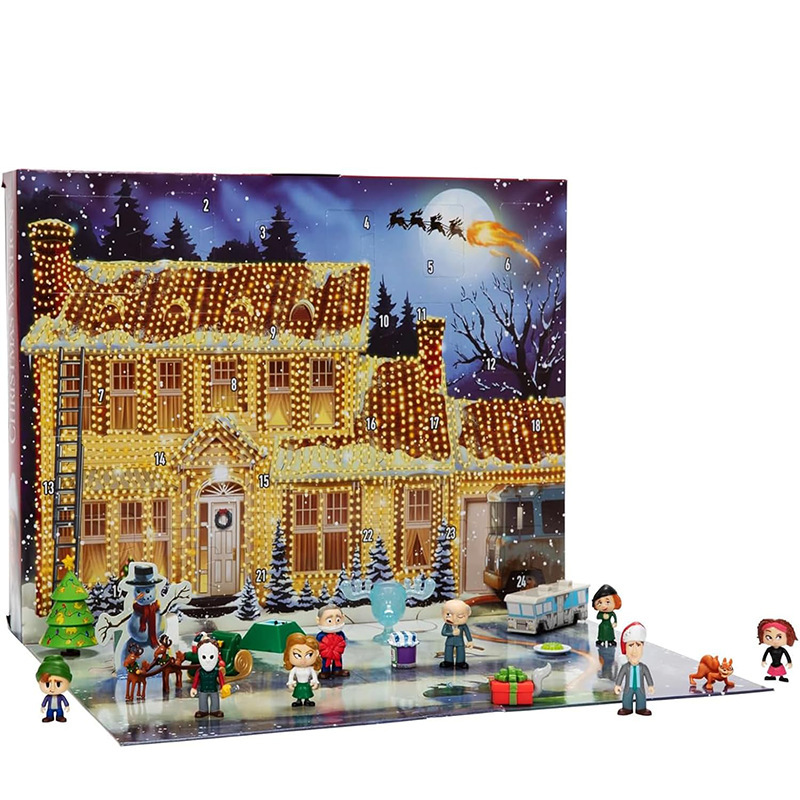 Caja Ciega de Regalo Cuenta Regresiva de Navidad de 24 Casillas de Resina para Navidad
